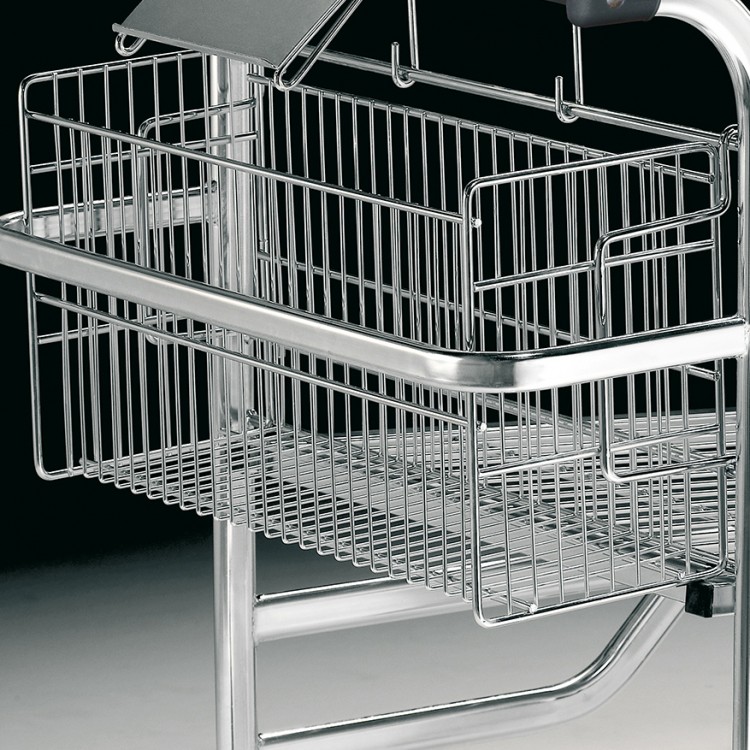 High capacity rear basket