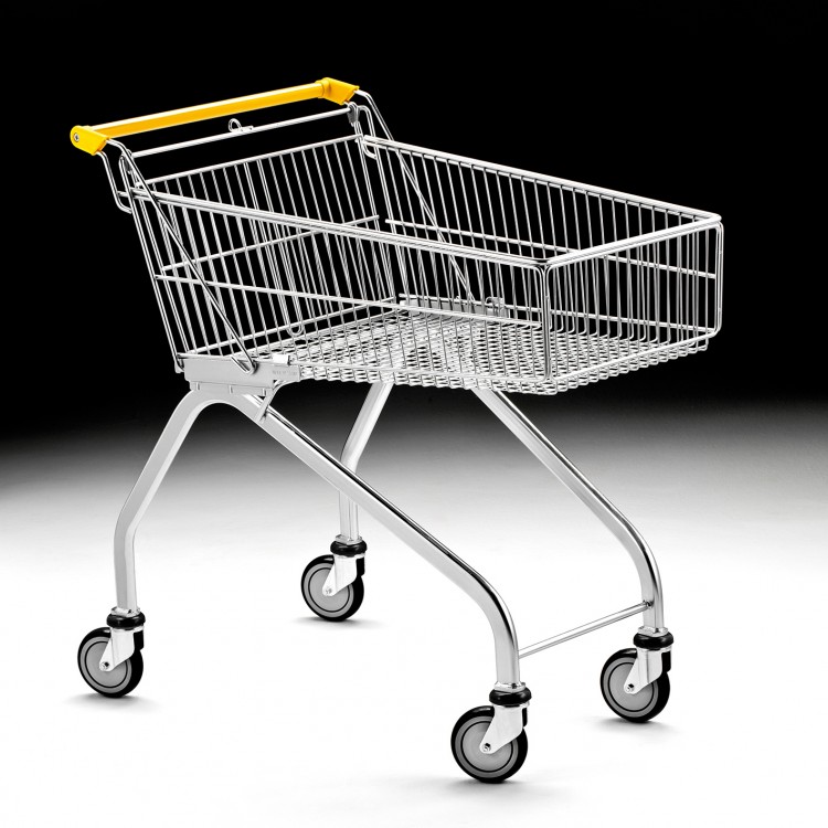 Light shopping trolley 100L.