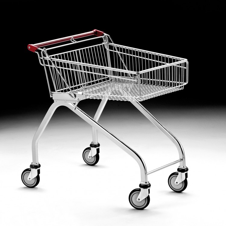 Light shopping trolley 80L.