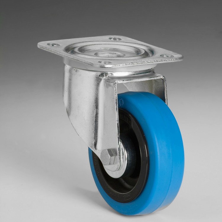 W116 – Swivel wheel 100 Ø elastic rubber