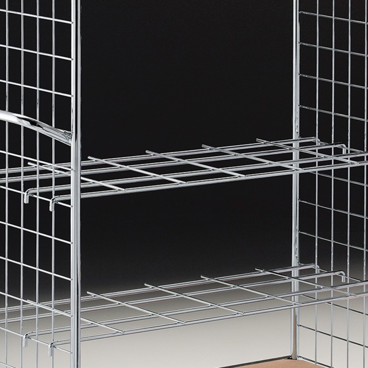 Wire shelf Goods trolley