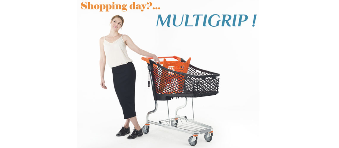 Multigrip, die neue Serie von Einkaufswagen die den Markt!